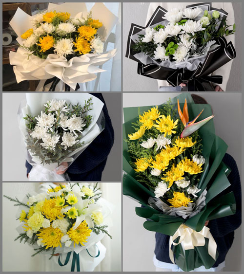 山西太原古交市阁上乡白事花束代送